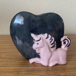 Unicorn vase
